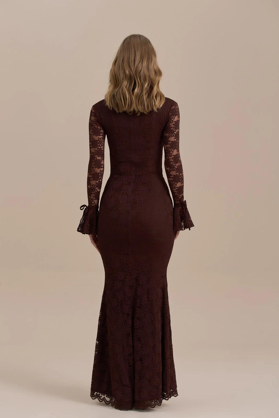 Kanten Zeemeermin Maxi Jurk